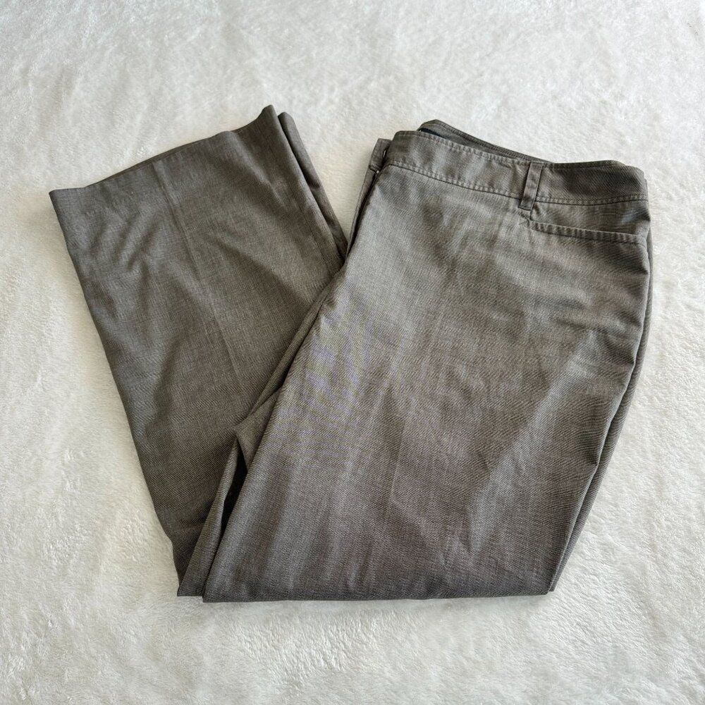 Lane Bryant Wide Leg Pants in Olive Gray